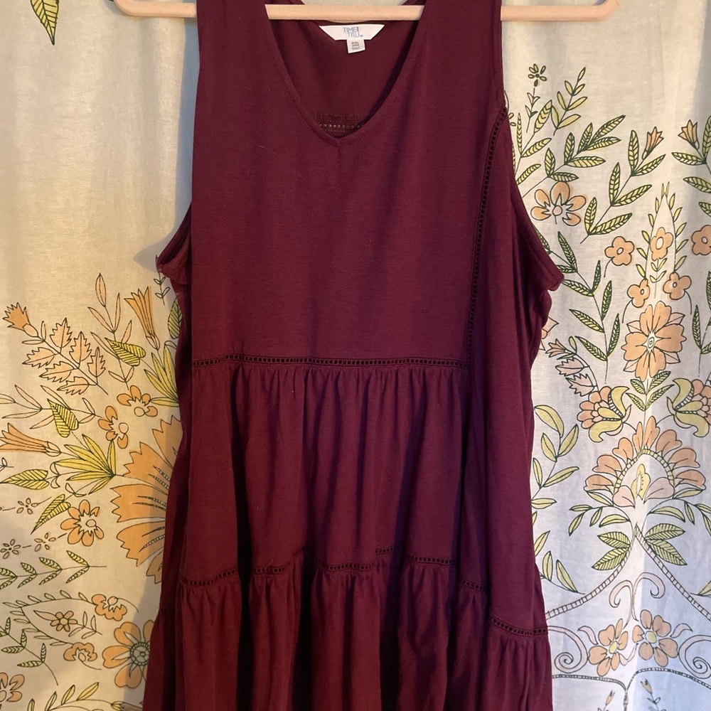 Purple tunic tank top